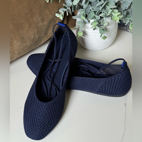 Rothy’s The Square Wrap Size W10 Navy Blue - Picture 3 of 12